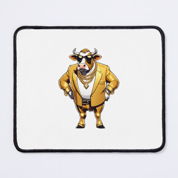 Item preview, Rich Luxurious Golden Diamond Cow Classic designed and sold by Majestic Paws.