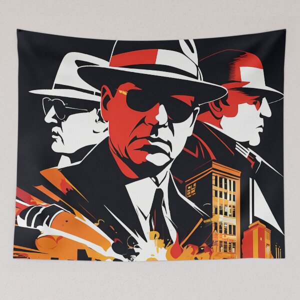 Item preview, Secret Silhouettes: Mafia in Digital Art that Defies Time designed and sold by Artedig.
