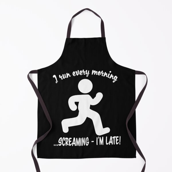 Item preview, I run every morning screaming I'M LATE! designed and sold by nvrprooo.