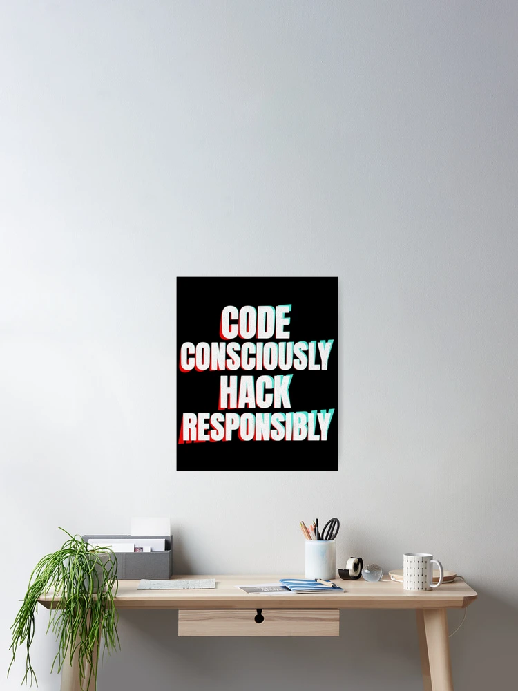 Thumbnail 2 of 3, Poster, Ethical Hacker Computer Hacking Cybersecurity Coding Hacker Gift designed and sold by HosvPrint .s.