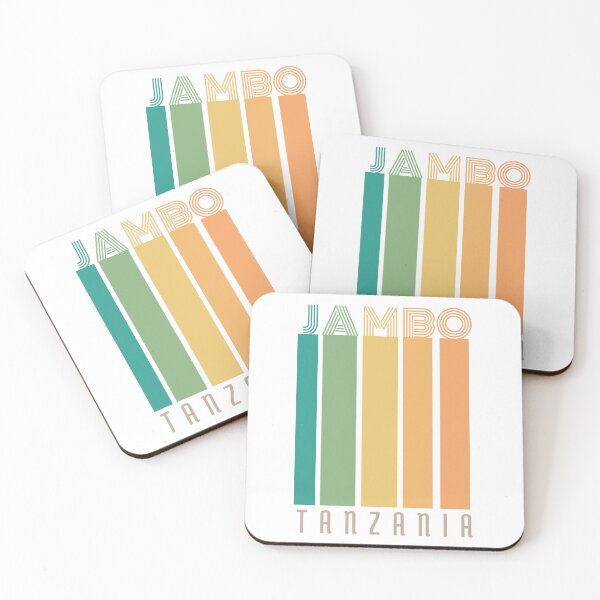 Item preview, Jambo Tanzania Retro Hello  designed and sold by Whatdoesmilosee.