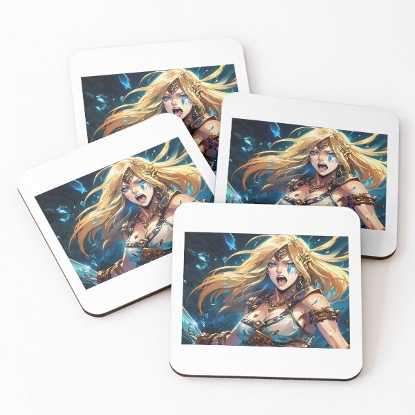 Item preview,  Dynamic comic book style warrior, designed and sold by cannon777.