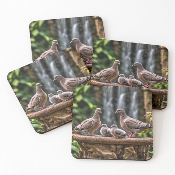 Item preview, Mourning dove family designed and sold by seahorse crossing.