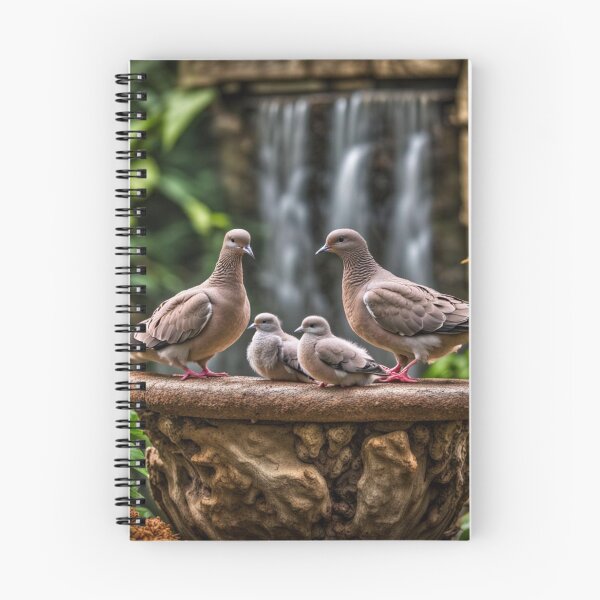 Item preview, Mourning dove family designed and sold by seahorse crossing.
