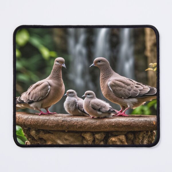 Item preview, Mourning dove family designed and sold by seahorse crossing.