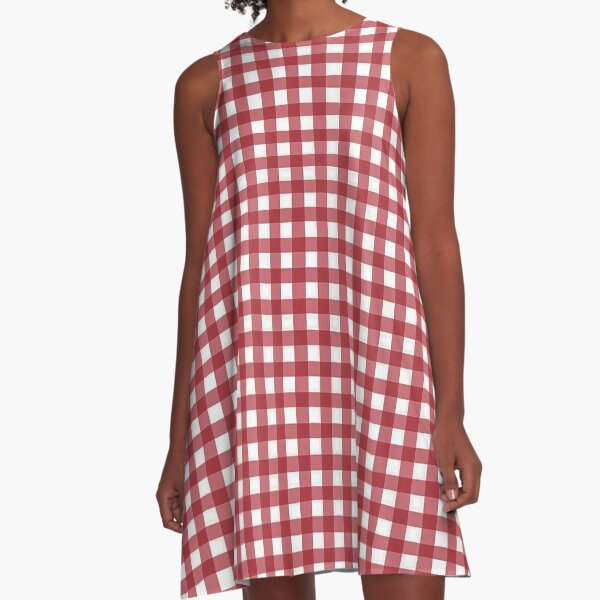 Item preview, Charming Gingham Harmony: Classic Red & White Patterns designed and sold by limos.