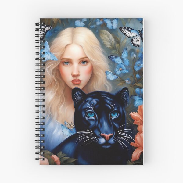 Item preview, Woman with a black panther. designed and sold by Natalia-Vlad.
