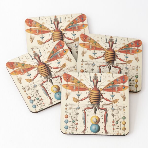 Item preview, Surreal abstract design, mechanic bug designed and sold by Rebelka.