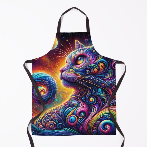 Item preview, Spiral Mystic Galaxy Rainbow Cat designed and sold by sweetbelle.