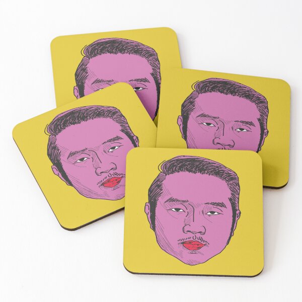 Item preview, Pink face of hairdresser Jiang Bao designed and sold by bwasylewicz.