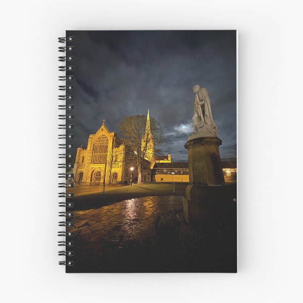 Item preview, Lord Nelson at Norwich Cathedral, at Night designed and sold by MyriadNorfolk.