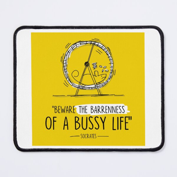 Item preview, A hamster drawing about Socrates' beautiful quote (inverse) designed and sold by emotica.