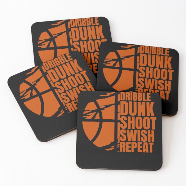 Item preview, Dribble Dunk Shoot Swish Repeat Abstract Basketball  designed and sold by Guess4best.