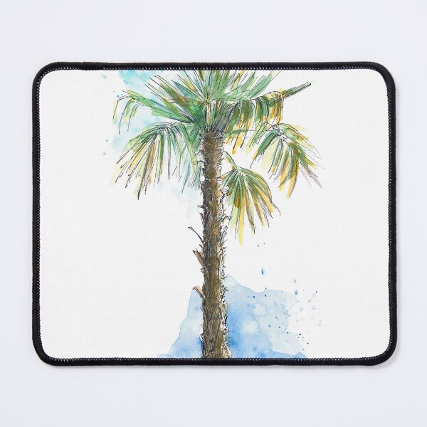 Item preview, Mediterranean palm tree - watercolor hand drawing - holiday mood designed and sold by un-artiges.