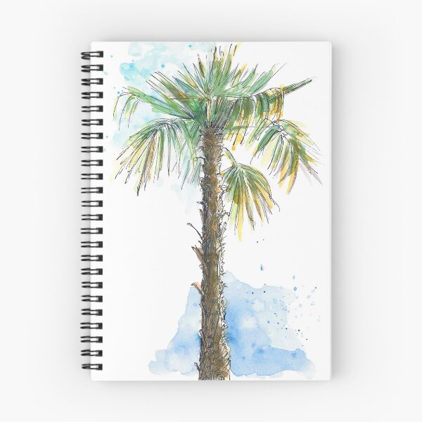 Item preview, Mediterranean palm tree - watercolor hand drawing - holiday mood designed and sold by un-artiges.