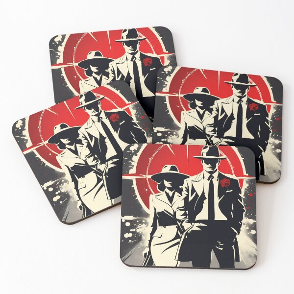 Item preview, Silhouettes in Code: Deciphering the Enigmas of the Mafia Digitally designed and sold by Artedig.