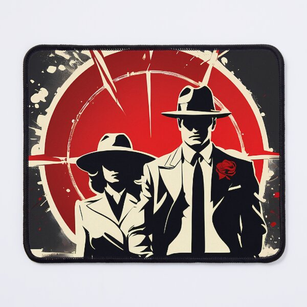 Item preview, Silhouettes in Code: Deciphering the Enigmas of the Mafia Digitally designed and sold by Artedig.