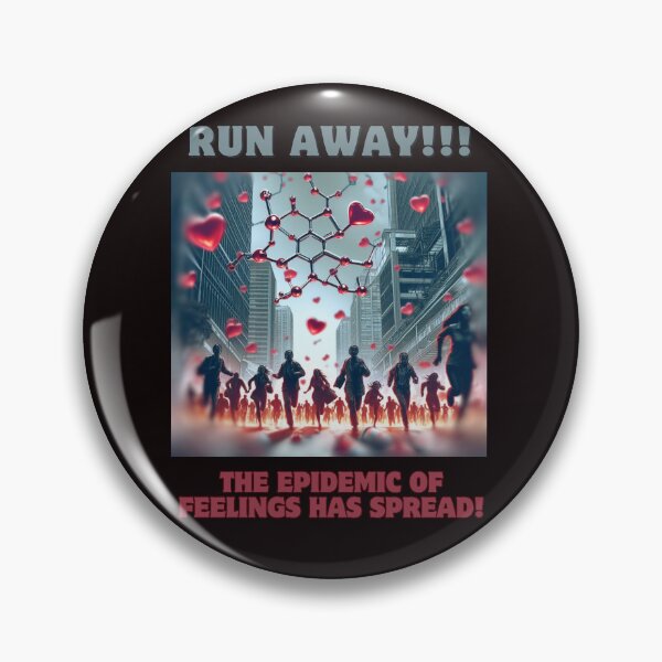 Item preview, Run Away! The epidemic of feelings has spread! Heart , Valentines Day designed and sold by PrinceskiKinii.