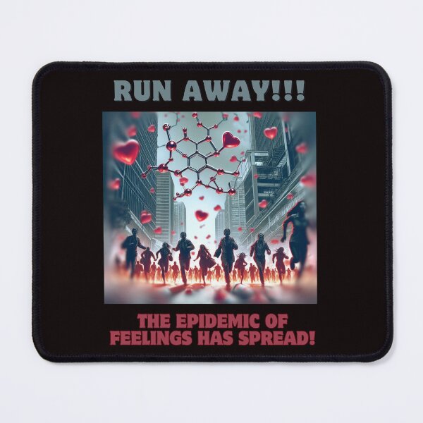 Item preview, Run Away! The epidemic of feelings has spread! Heart , Valentines Day designed and sold by PrinceskiKinii.