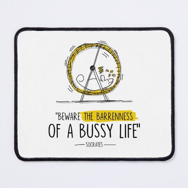 Item preview, A hamster drawing about Socrates' beautiful quote designed and sold by emotica.
