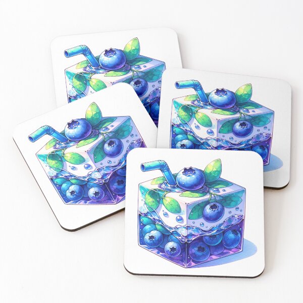 Item preview, Blueberry Bliss Juice Box Sticker designed and sold by mymagicstoreus.
