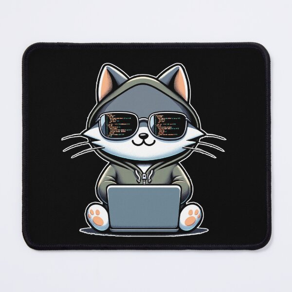 Item preview, Hacker Cat Master of Code designed and sold by lAnJefurtifeu.