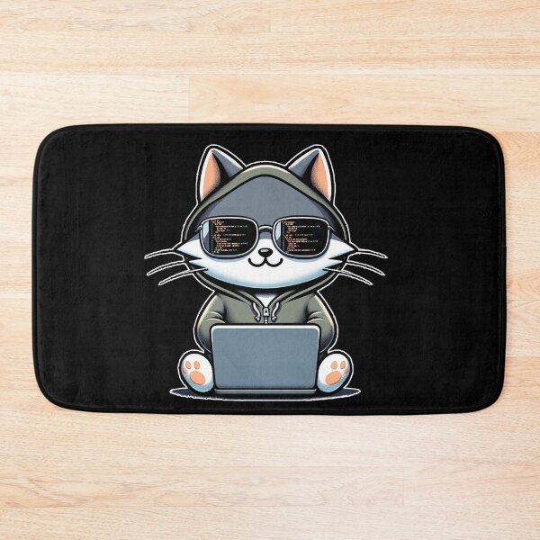 Item preview, Hacker Cat Master of Code designed and sold by lAnJefurtifeu.