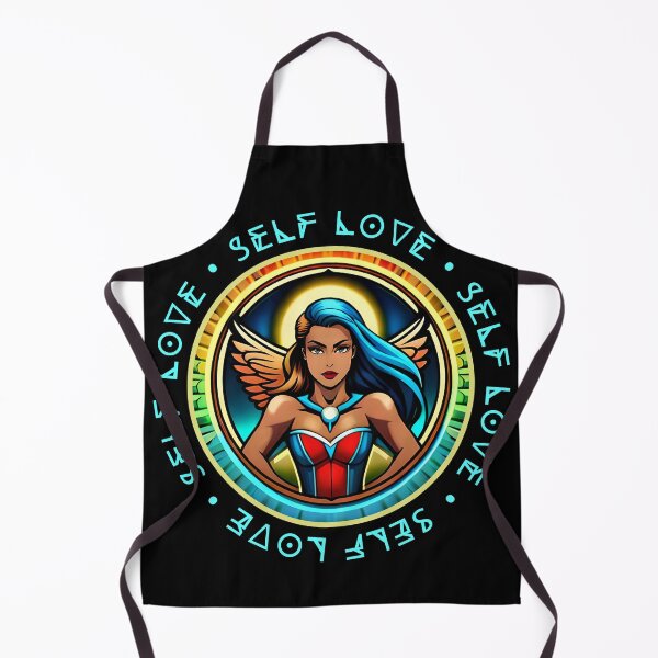Item preview, Superhero Woman Cyan Self Love Rainbow Angel Yellow designed and sold by Melan Designs.
