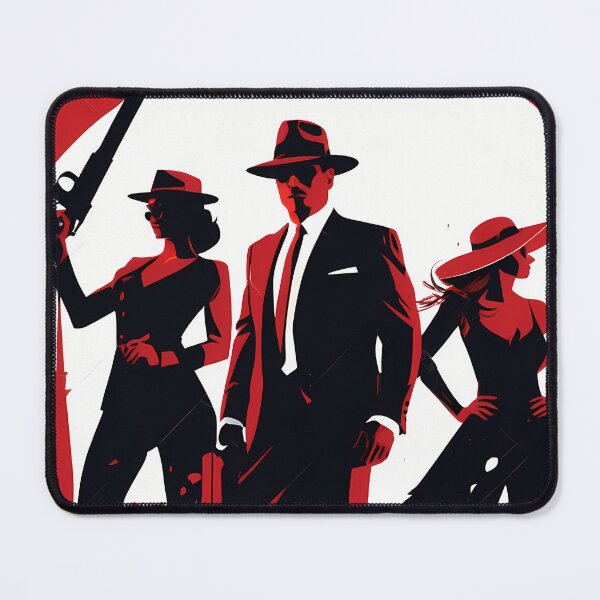 Item preview, Mafia in Abstraction: Digital Silhouettes that Break the Mold designed and sold by Artedig.