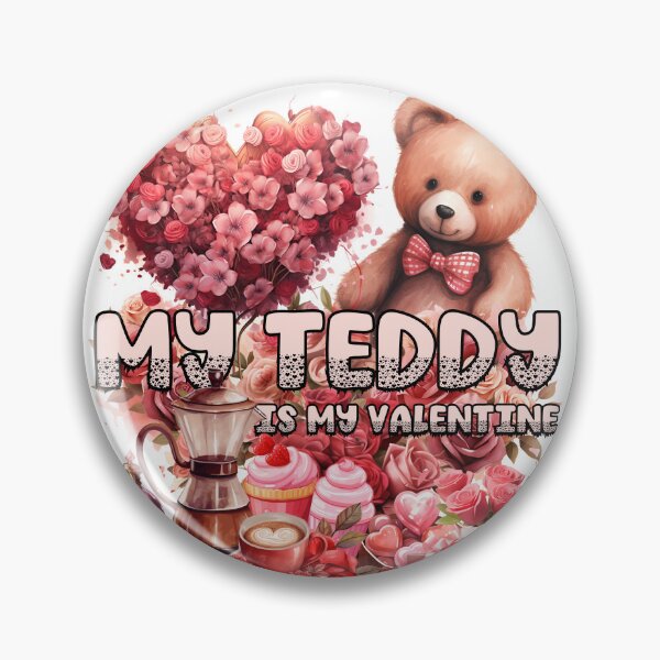 Item preview, Cute Valentine Teddy Bear designed and sold by Promoc.