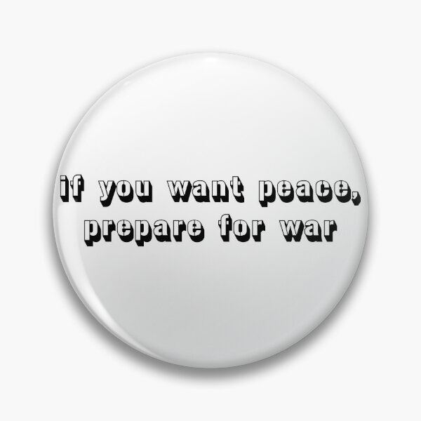 Item preview, if you want peace, prepare for war - latin saying quote  designed and sold by EmeraldeaArt.