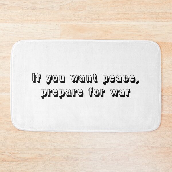 Item preview, if you want peace, prepare for war - latin saying quote  designed and sold by EmeraldeaArt.