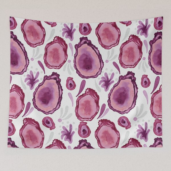 Item preview, Oyster Mix - Magenta Snow designed and sold by DelliDesigns.
