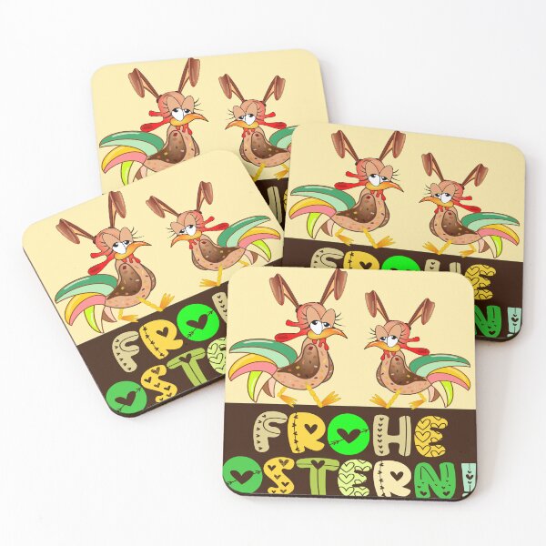 Item preview, Easter bunny chickens designed and sold by minimalartstory.