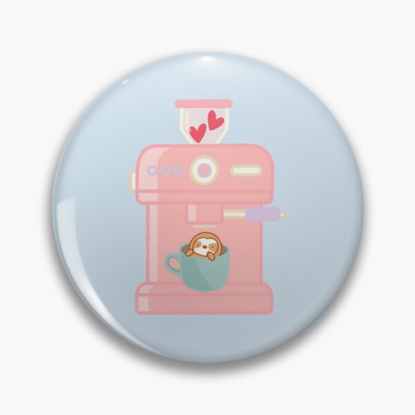 Item preview, Cute Espresso Coffee Machine Sloth designed and sold by theslothinme.