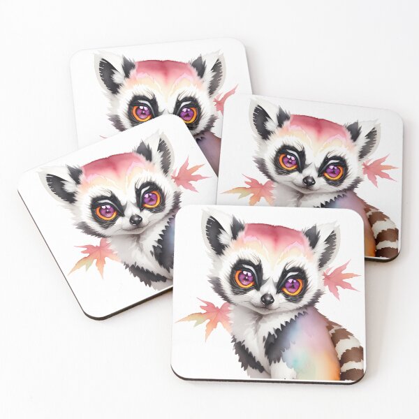 Item preview, Lemur and Leaves designed and sold by WondrousThings.