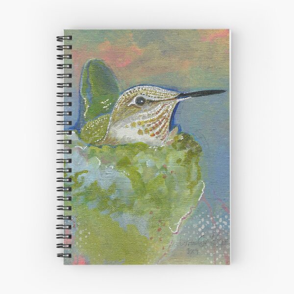 Item preview, Nesting Hummingbird designed and sold by Griffletta.