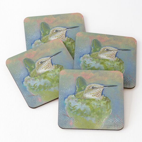 Item preview, Nesting Hummingbird designed and sold by Griffletta.