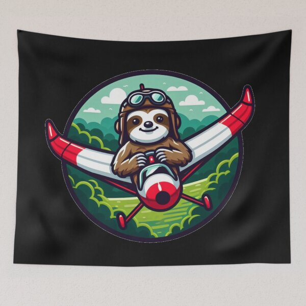 Item preview,  Flyer sloth designed and sold by MiroArtAbstra.