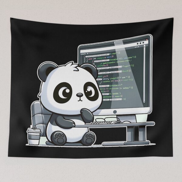 Item preview, Programmer Panda Coding Genius designed and sold by lAnJefurtifeu.