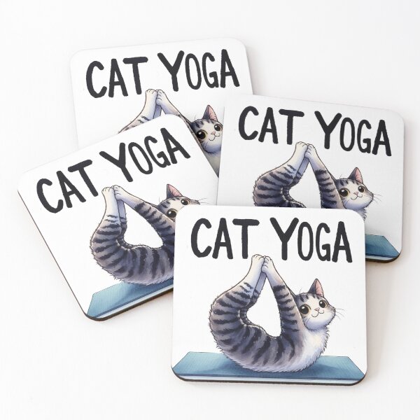 Item preview, Cat Yoga designed and sold by Vkinsify.