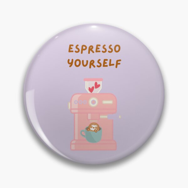 Item preview, Cute Espresso Yourself Coffee Machine Sloth  designed and sold by theslothinme.