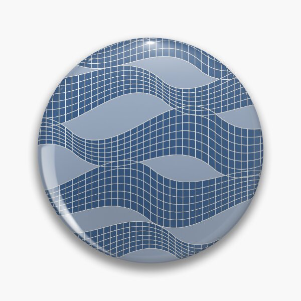 Item preview, Tennis net with blue waves pattern designed and sold by marufemia.