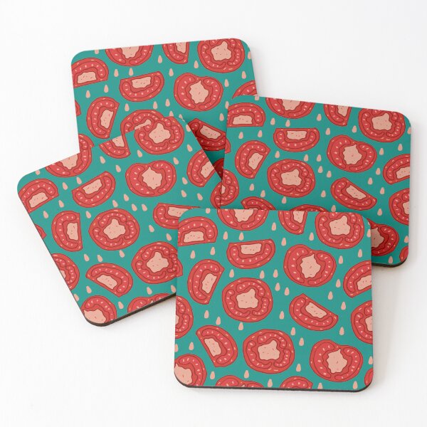 Item preview, Sliced tomatoes seamless pattern. designed and sold by DesignsbySimons.