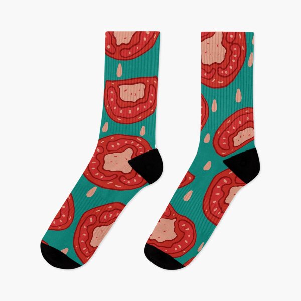 Item preview, Sliced tomatoes seamless pattern. designed and sold by DesignsbySimons.