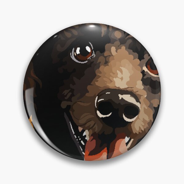 Item preview, Cute Poodle Face Dog Pixel Art Illustration designed and sold by LVTFCOarts.