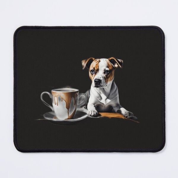 Item preview, Cute dog and coffee design designed and sold by cannon777.