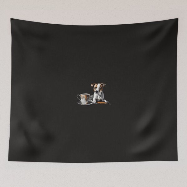 Item preview, Cute dog and coffee design designed and sold by cannon777.