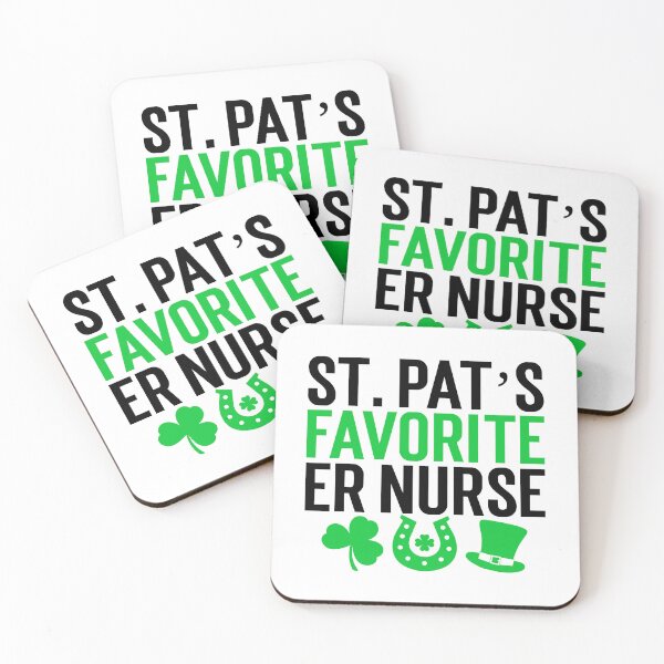 Item preview, St. Patrick's Day ER Nurse designed and sold by Whackadoodletee.