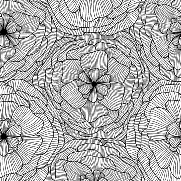 Artwork thumbnail, Flower pattern #49 by Patternifly